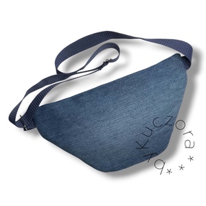 Farmerkék övtáska / crossbody táska - táska & tok - övtáska - Meska.hu