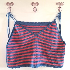 Horgolásminta PDF-Daisy Field Top, DIY (Csináld magad), Szabásminta, útmutató, Horgolási minta, , MESKA