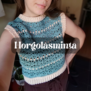 Horgolásminta - PDF - Amelia Vest - Meska.hu