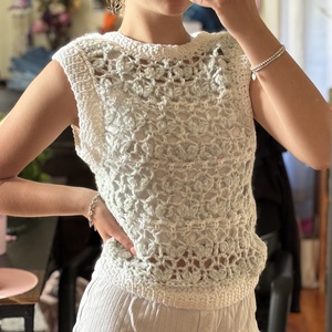 Horgolásminta - PDF - Amelia Vest - diy (csináld magad) - szabásminta, útmutató - horgolási minta - Meska.hu