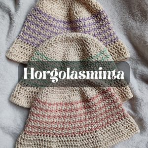 Horgolásminta - PDF - Liny Bucket Hat - Meska.hu