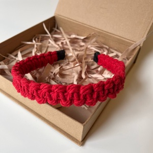 Makrame fejpánt/hajpánt, Ruha & Divat, Hajdísz & Hajcsat, Hajráf & Hajpánt, Csomózás, MESKA