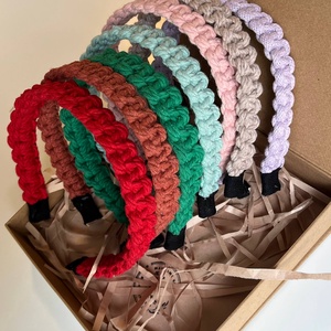 Makrame fejpánt/hajpánt - ruha & divat - hajdísz & hajcsat - hajráf & hajpánt - Meska.hu