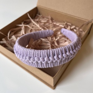 Makrame fejpánt/hajpánt - Meska.hu