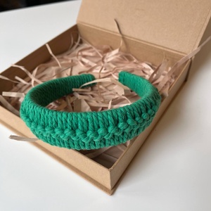 Makrame fejpánt/hajpánt - ruha & divat - hajdísz & hajcsat - hajráf & hajpánt - Meska.hu