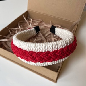 Makrame fejpánt/hajpánt - Meska.hu