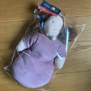 WaldorfART Mályva  Rózsa Waldorf alvóbaba 29 cm  - játék & sport - baba & babaház - baba - Meska.hu