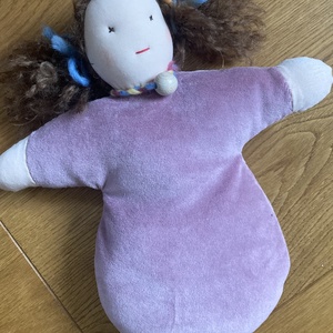 WaldorfART Mályva  Rózsa Waldorf alvóbaba 29 cm  - játék & sport - baba & babaház - baba - Meska.hu