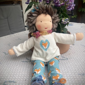 WaldorfART -  Fiú Waldorf baba 35 cm referencia-eladva-RENDELHETŐ - játék & sport - baba & babaház - baba - Meska.hu