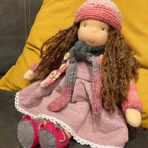 WaldorfART -  Lány Waldorf baba 35 cm referencia-eladva-RENDELHETŐ - játék & sport - baba & babaház - baba - Meska.hu
