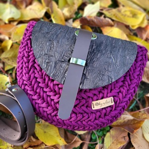Horgolt crossbody táska - Meska.hu