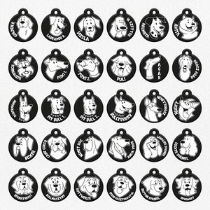 Személyre szabott kisállat biléta - otthon & életmód - kisállatoknak - kutyáknak - kutya biléta - Meska.hu