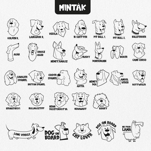 Személyre szabott autómatrica - otthon & életmód - autó - autós matrica - Meska.hu