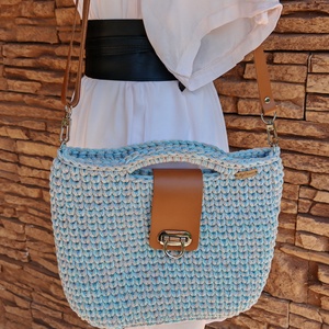horgolt női táska, Táska & Tok, Kézitáska & válltáska, Válltáska, Horgolás, MESKA