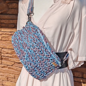 Horgolt női övtáska - táska & tok - kézitáska & válltáska - vállon átvethető táska - Meska.hu Horgolt női övtáska - táska & tok - kézitáska & válltáska - vállon átvethető táska - Meska.hu