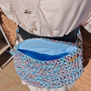 Horgolt női övtáska - táska & tok - kézitáska & válltáska - vállon átvethető táska - Meska.hu Horgolt női övtáska - táska & tok - kézitáska & válltáska - vállon átvethető táska - Meska.hu