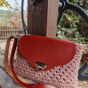 horgolt női táska, Táska & Tok, Kézitáska & válltáska, Válltáska, Horgolás, MESKA