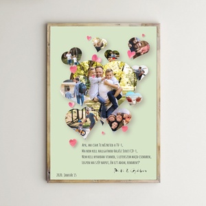 egyedi poszter, valentine, elejegyzés, esküvő, anyák napja, apák napja, pdf vagy papír nyomat - otthon & lakás - dekoráció - kép & falikép - poszter - Meska.hu