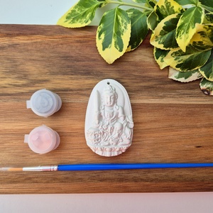 DIY Kreatív festőkészlet Buddha akasztható dísz csomag, DIY (Csináld magad), Egységcsomag, Gipszöntés, MESKA