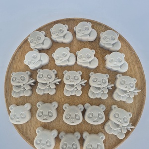 DIY Kreatív festhető gipsz Panda csomag gyerekeknek, Születésnapi kreatív foglalkozás, Kézműves játék, Festés - diy (csináld magad) - egységcsomag - Meska.hu
