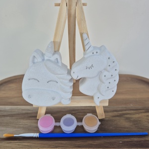 DIY Kreatív festhető gipsz Unikornis csomag gyerekeknek, Születésnapi kreatív foglalkozás, Kézműves játék, Festés - diy (csináld magad) - egységcsomag - Meska.hu