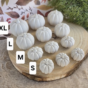 XL-es méretű 3D festhető gipsztök � natúr őszi dekoráció, Halloween dísz, kreatív festhető figura gyerekeknek - Meska.hu