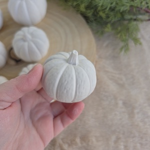 L-es méretű 3D festhető gipsztök � natúr őszi dekoráció, Halloween dísz, kreatív festhető figura gyerekeknek - otthon & életmód - dekoráció - asztal és polc dekoráció - asztaldísz - Meska.hu