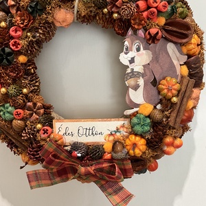 Őszi kopogtató /ajtódísz/ - Meska.hu