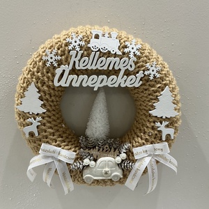 Karácsonyi ajtódísz, kopogtató - karácsony - karácsonyi lakásdekoráció - karácsonyi ajtódíszek - Meska.hu Karácsonyi ajtódísz, kopogtató - karácsony - karácsonyi lakásdekoráció - karácsonyi ajtódíszek - Meska.hu