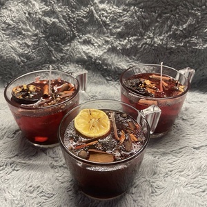 Forraltboros gyertya - otthon & életmód - gyertya, illat, aroma - gyertya - Meska.hu