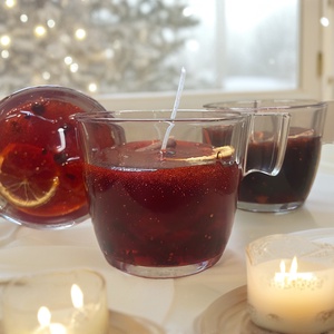 Forraltboros gyertya - otthon & életmód - gyertya, illat, aroma - gyertya - Meska.hu