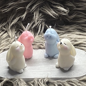 Puszinyuszi gyertya - kellékek & szerszámok - dekorációs kellékek - dekorációs gyertya - Meska.hu