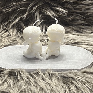 Szivecskés kislány gyertya, Kellékek & szerszámok, Dekorációs kellékek, Dekorációs gyertya, Gyertya-, mécseskészítés, MESKA