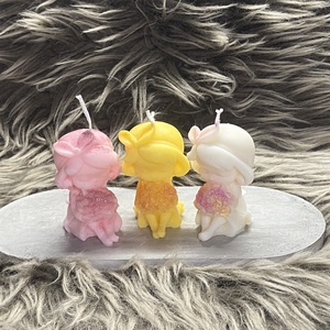 Virágos kislány gyertya - kellékek & szerszámok - dekorációs kellékek - dekorációs gyertya - Meska.hu