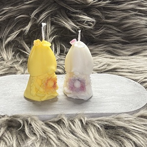 Virágos manó gyertya, Kellékek & szerszámok, Dekorációs kellékek, Dekorációs gyertya, Gyertya-, mécseskészítés, MESKA