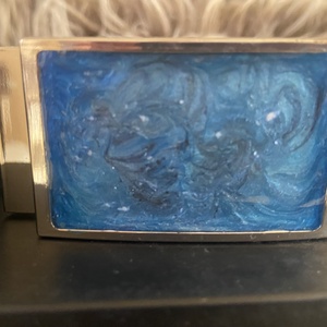 Epoxys bőr övek - ruha & divat - öv & övcsat - öv - Meska.hu