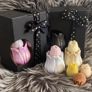 Virágos gyertyakészlet, Kellékek & szerszámok, Dekorációs kellékek, Dekorációs gyertya, , MESKA