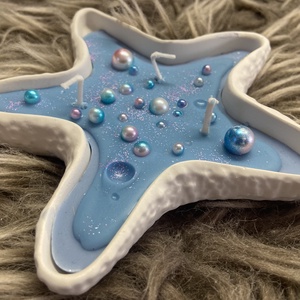 Csillag alakú gyertyatál - otthon & életmód - gyertya, illat, aroma - gyertya - Meska.hu