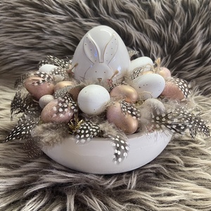 Nagyméretű tojásos asztaldísz, Otthon & Életmód, Dekoráció, Húsvéti asztaldíszek, , MESKA