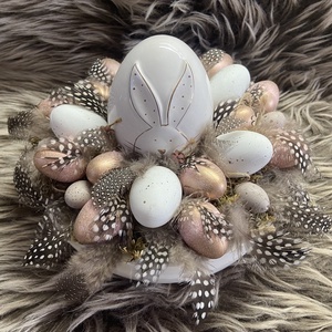 Nagyméretű tojásos asztaldísz - otthon & életmód - dekoráció - húsvéti asztaldíszek - Meska.hu