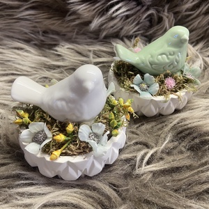 Kisméretű madárkás dísz, Otthon & Életmód, Dekoráció, Húsvéti asztaldíszek, , MESKA