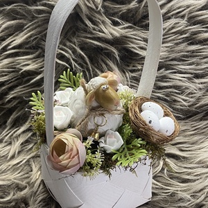 Kosras asztaldísz - otthon & életmód - virágdekoráció - virágdíszek - asztali virágdísz - Meska.hu