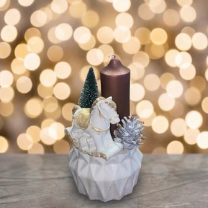 Adventi asztaldísz lovas - Meska.hu