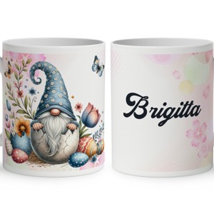 Névvel kérhető - Pillangós Húsvéti manó mintás bögre, Otthon & Életmód, Konyhafelszerelés, tálalás, Tálalás, Bögre & Csésze, , MESKA