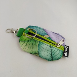 Kulcstartó tok - színes levelek - táska & tok - kulcstartó & táskadísz - kulcstartó - Meska.hu