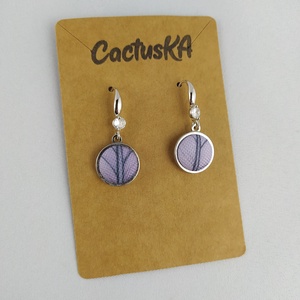 Elegáns lógós fülbevaló strasszkővel , Ékszer, Fülbevaló, Lógó fülbevaló, Ékszerkészítés, MESKA