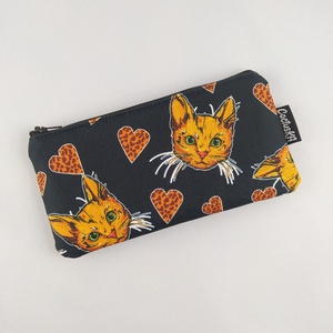 Napszemüveg tok - cica és szív, Táska & Tok, Pénztárca & Más tok, Szemüvegtok, Varrás, MESKA