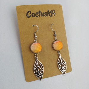 Leveles lógós fülbevaló, Ékszer, Fülbevaló, Lógó fülbevaló, Ékszerkészítés, MESKA