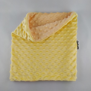 Gyerek / felnőtt minky csősál - sárga-barack - Meska.hu