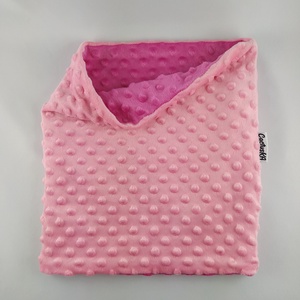 Gyerek / felnőtt minky csősál - pink-rózsaszín, Ruha & Divat, Sál, Sapka, Kendő, Sál, Varrás, MESKA